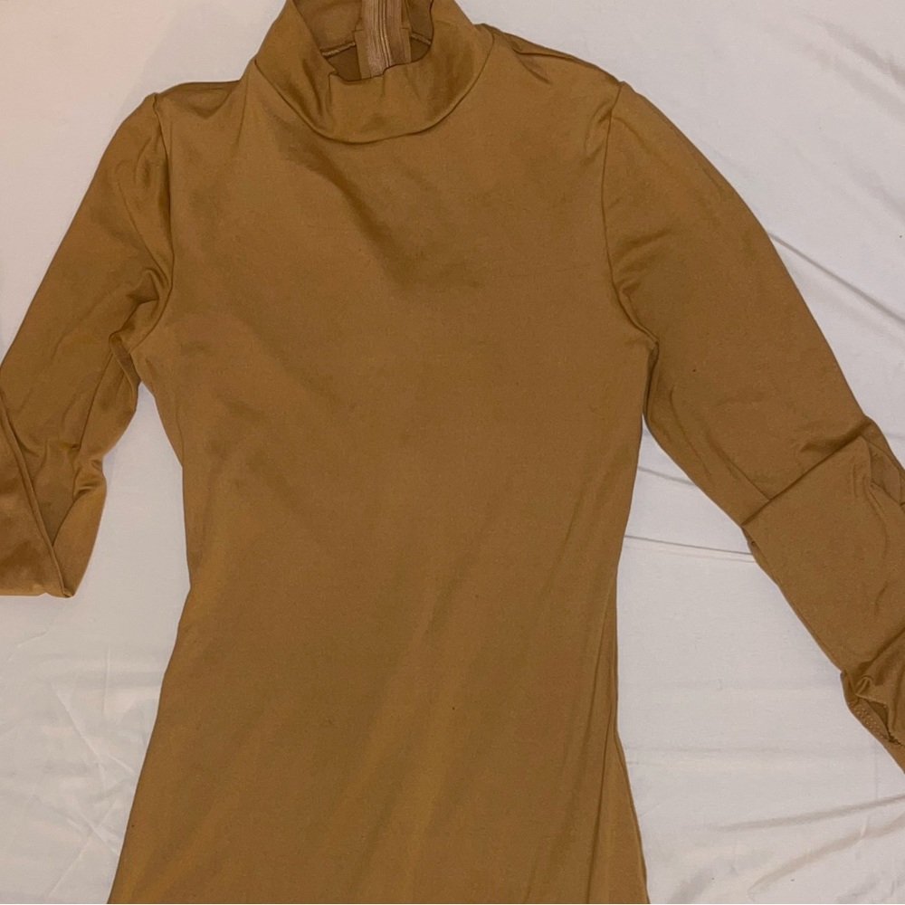 Camel colored jumpsuit